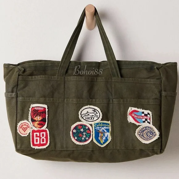 NEW Free People Kiss My Patch Tote - Picture 14 of 15